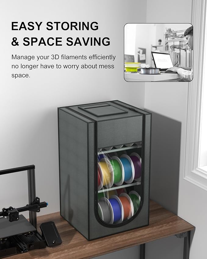 3D Printer Filament Storage Box, 30-Roll 3D Printer Filament Storage, Hard - Image 4