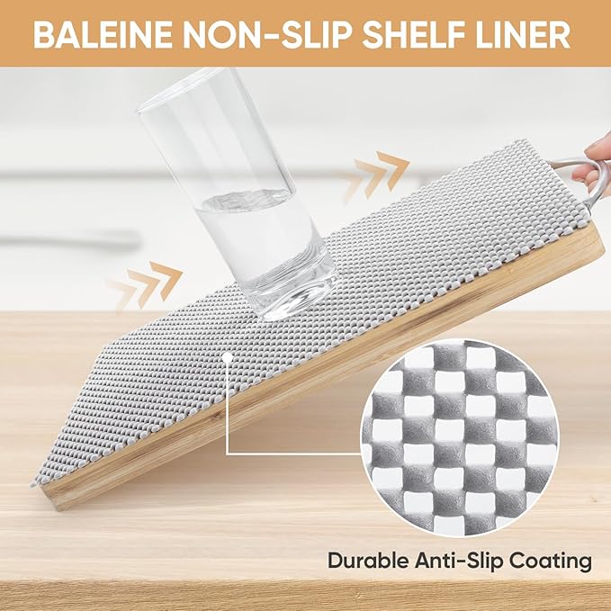 BALEINE Cabinet Liner, 17.5 in x 30 Ft Drawer and Shelf Liner - Image 3