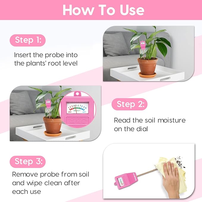 Soil Moisture Meter, Soil Tester Plant Moisture Meter - Image 4