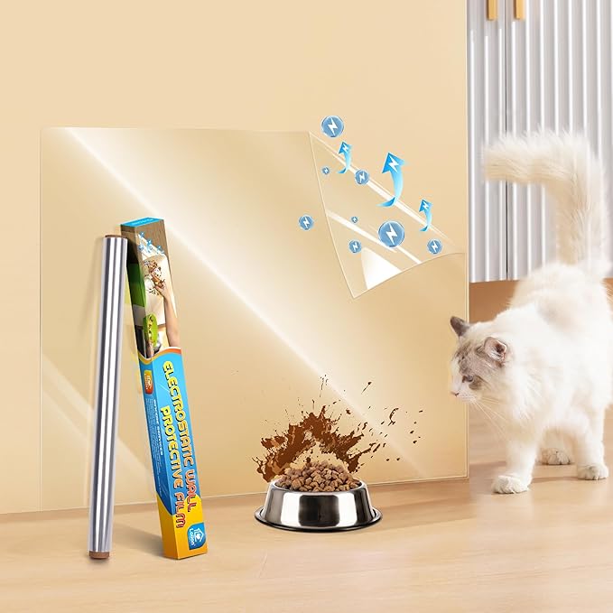 Clear Wall Protector, Electrostatic Wall Protective Film, Transparent Static by Loiion