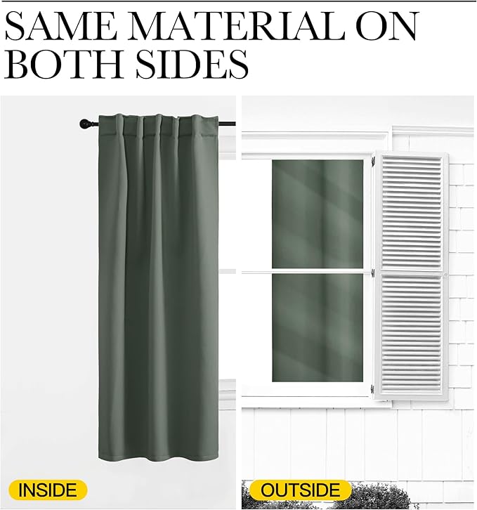 NICETOWN Blackout Curtain Panels Window Draperies - Image 6