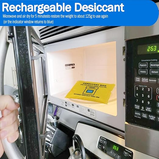 100g Rechargeable Desiccant Silica Gel Beads Pack Lab Desiccants Bag - Image 4