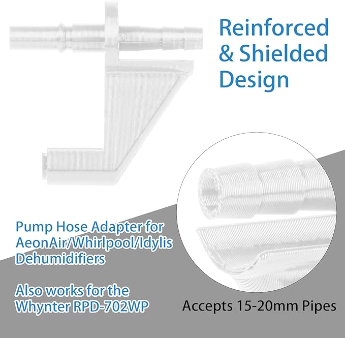 Dehumidifier Parts, Upgraded Dehumidifier Drain Adapter, Universal Fit - Image 2