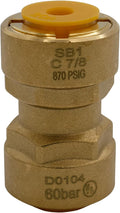 Supplying Demand SB1 7/8 Inch Quick Connect HVAC Brass Coupler Fitting by SupplyingDemand