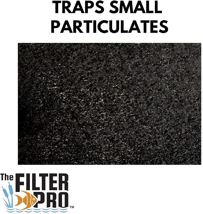 Carbon Fine Filter Media, 3/8" Thick, 5 Pack, Ponds or Water Gardens, Made in - Image 5
