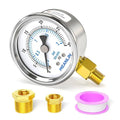 MEANLIN MEASURE 0~30Psi Dry Low Pressure Gauge Stainless Steel 1/8" NPT 2" FACE by MEANLINMEASURE