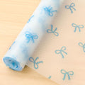 Blue Bow Refrigerator Liner Waterproof Fridge Shelf Mat Non-Adhesive Cabinet by FYSUIMU