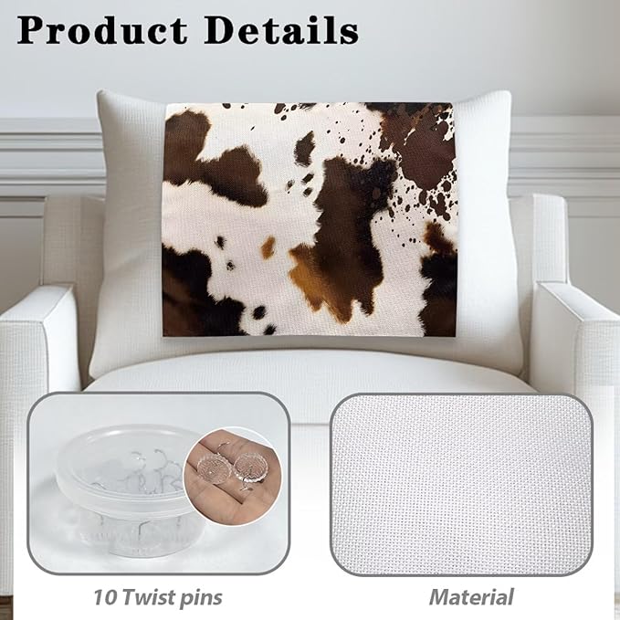 Cowhide Print Slipcovers for Couches and Sofas Headrest Recliner Protector - Image 4