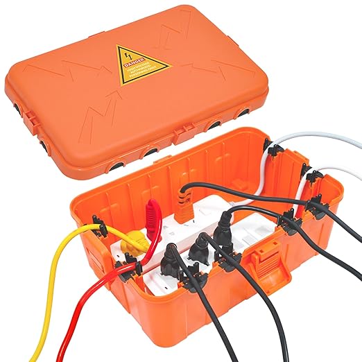 Hrensaw Large Outdoor Electrical Box, IP54 Waterproof Outdoor Outlet Covers by Hrensaw