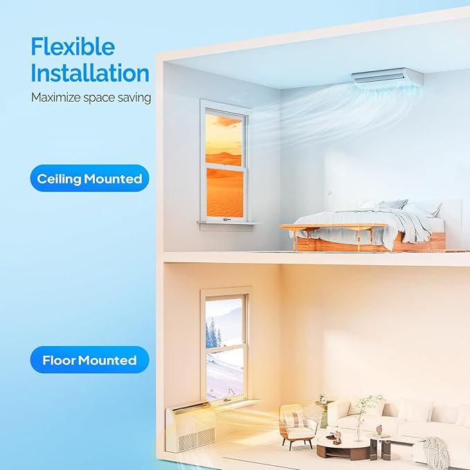 ROVSUN 18000 BTU Floor Ceiling Mounted Air Conditioner - Image 2