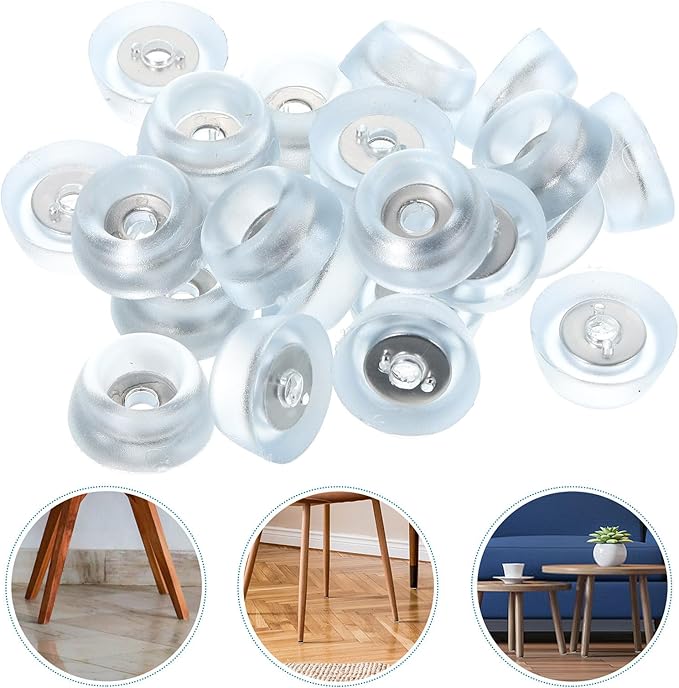 NOLITOY 50Pcs Silicone Furniture Foot Pads - Image 5