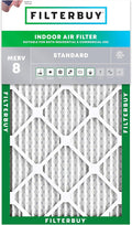 Filterbuy 13x21.5x1 Air Filter MERV 8 Essential Dust & Allergy Defense by Filterbuy