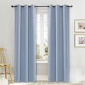 NICETOWN Curtain Blackout Drape Panel, Single Panel, 34 x 84 inch, Vintage Blue by NICETOWN