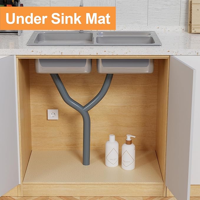 Cabinet Shelf Liner 30-inch Wide: Large Waterproof Cabinets Drawers Liners 30 - Image 3