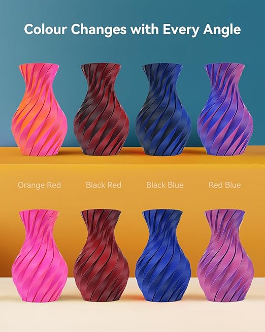 Matte PLA Filament 1.75mm, 1kg 3D Printer Filament, Smooth Matte Finish - Image 3