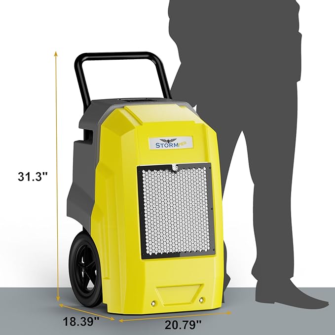 ALORAIR Storm Pro Commercial Dehumidifier 180 PPD, LGR Portable Dehumidifier - Image 6