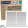 25x20 Inch Air Return Vent Cover Decorative – Premium Aluminum AC Vent Cover by LAMINAIRE