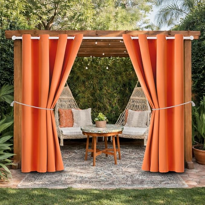 Outdoor Indoor Curtains W52 x L108 by DivaenCamino