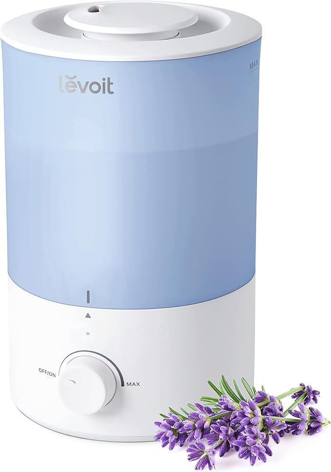 LEVOIT Dual 150 Humidifiers for Bedroom Large Room, 3L Cool Mist Top Fill by Levoit