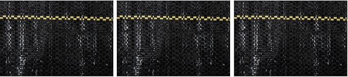 Dewitt 3-Pack Sunbelt Weed Barrier Fabric 3.2 oz, 3 x 300 Feet – Heavy-Duty by Unknown