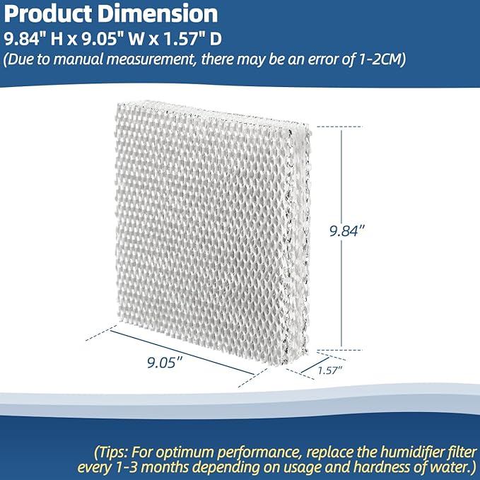 HC22P Humidifier Filter Pad Replacement Filter Wicks Compatible - Image 2