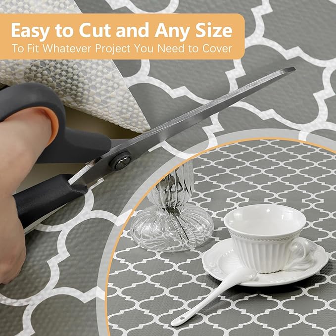 Drawer Shelf Liner Non Adhesive, Slip Resistant Easy to Clean Protect Kitchen - Image 8