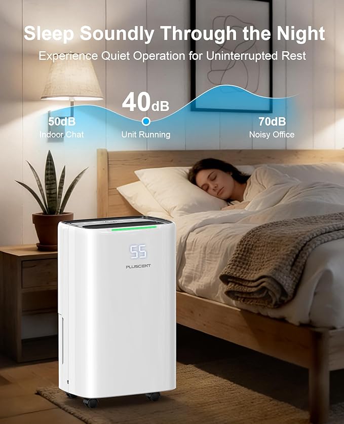 5000 Sq.Ft Dehumidifiers for Home, 52 Pints Compressor Dehumidifier for Basement - Image 6