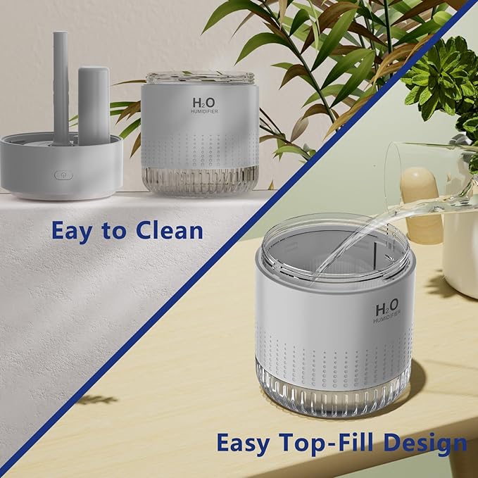 SZO Portable Mini Humidifier, 500ML USB Personal Cool Mist Humidifiers - Image 7