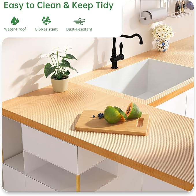 Shelf and Drawer Liner for Kitchen Cabinet, Non-Adhesive 12in x 360in - Image 4