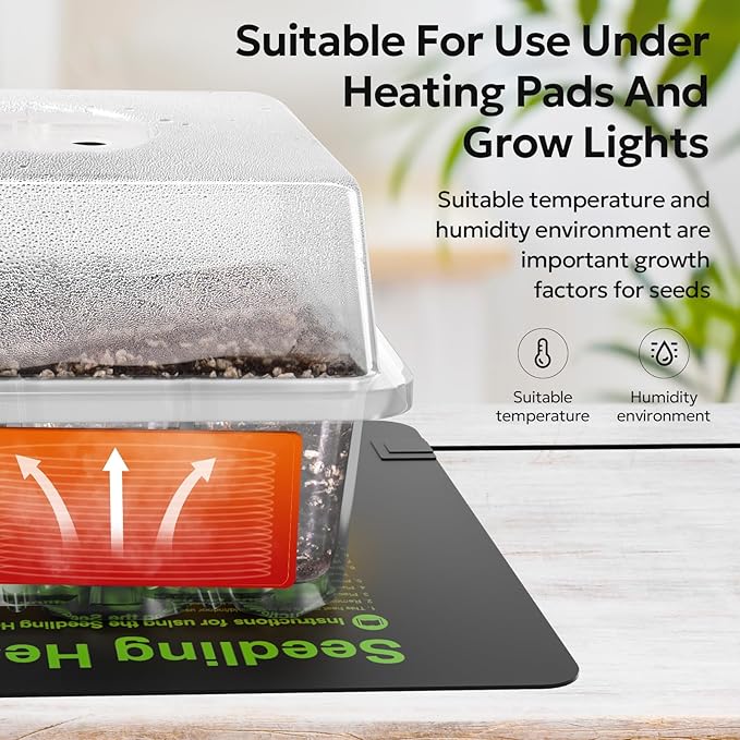 MIXC 10 Packs Seed Starter Tray Seed Starter Kit - Image 2