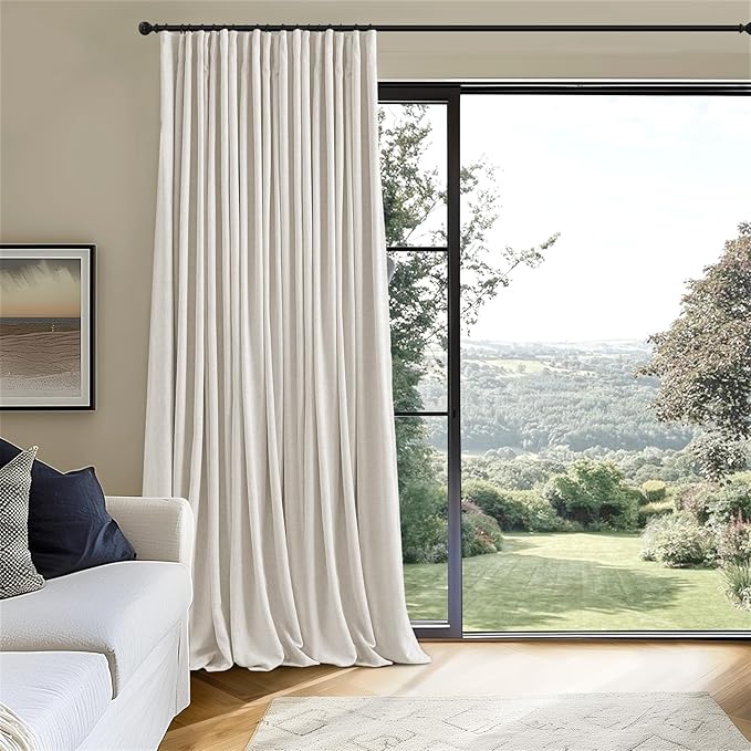INOVADAY Thermal Sliding Door Curtains 100% Blackout Curtains - Image 3