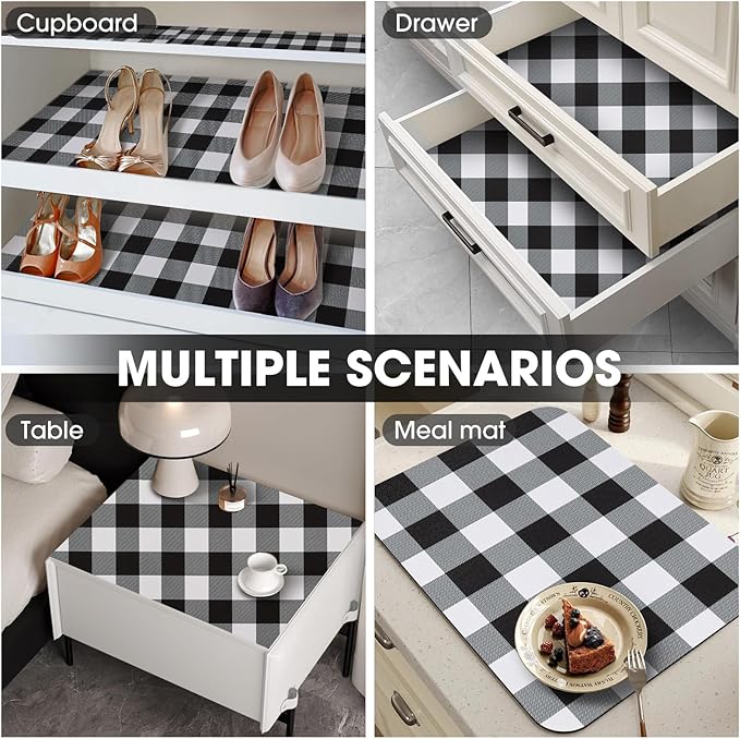Drawer and Shelf Liner, Non-Slip Kitchen Cabinet Liners Non-Adhesive Thick - Image 5