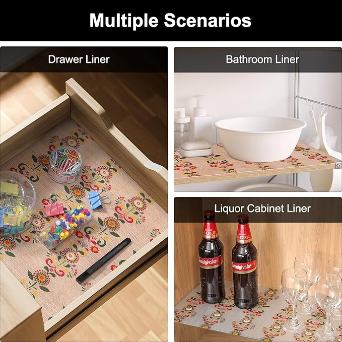 Cooyes Shelf Liner – Non-Slip Cabinet & Drawer Liner - Image 7