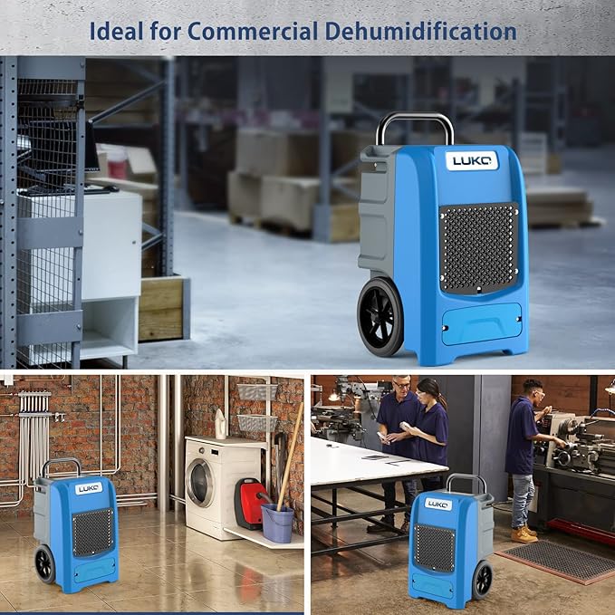 LUKO 190 Pints Commercial Dehumidifier - Image 6