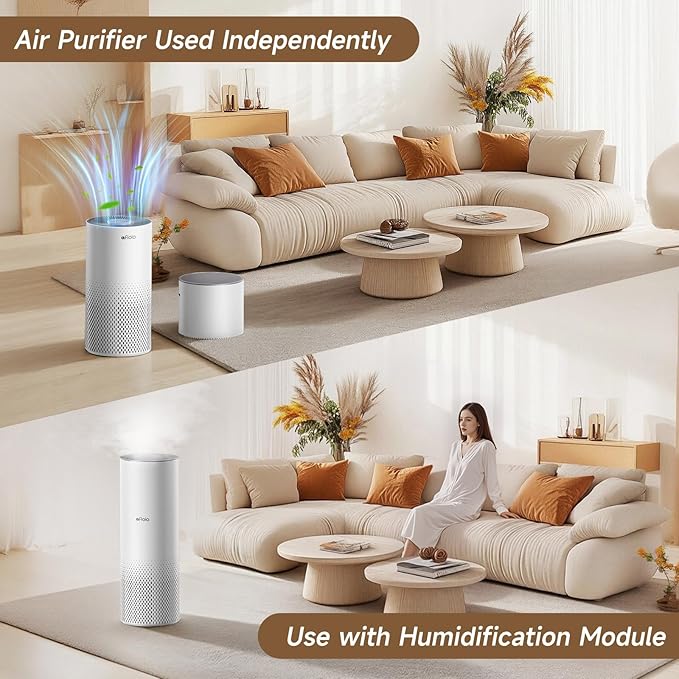 Afloia Humidifier and Air Purifier in One, Air Purifier and Evaporative - Image 5