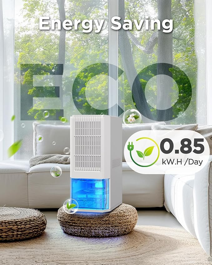 Max 45 oz/Day Dehumidifier for Home 1100 Sq Ft, EasyAcc Dehumidifiers for - Image 7