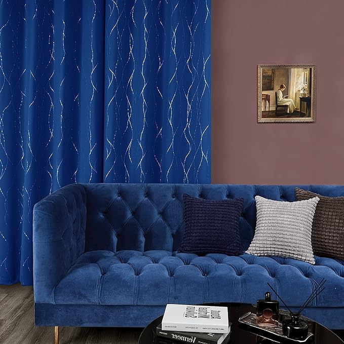 Deconovo Blackout Curtains, 38 x 36 Inch Drapes - Image 3