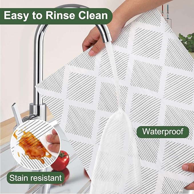 Drawer and Shelf Liner for Kitchen, Non-Slip Non-Adhesive Cabinet Liners for - Image 9
