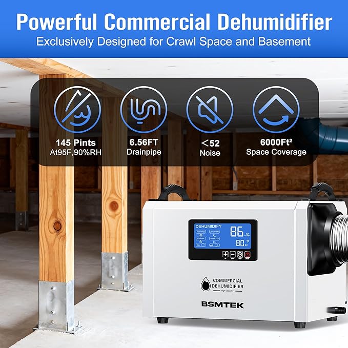 145 Pints Commercial Dehumidifier - Image 8