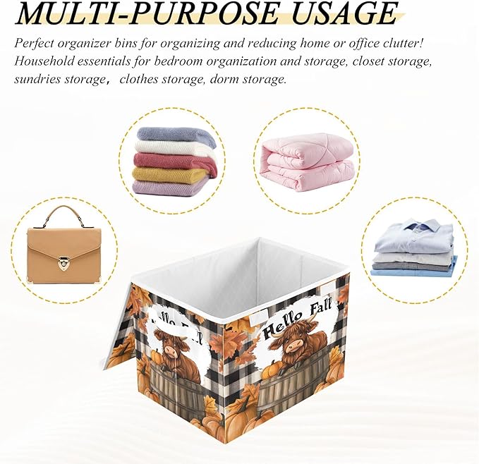 xigua Highland Cows Storage Bins - Image 7