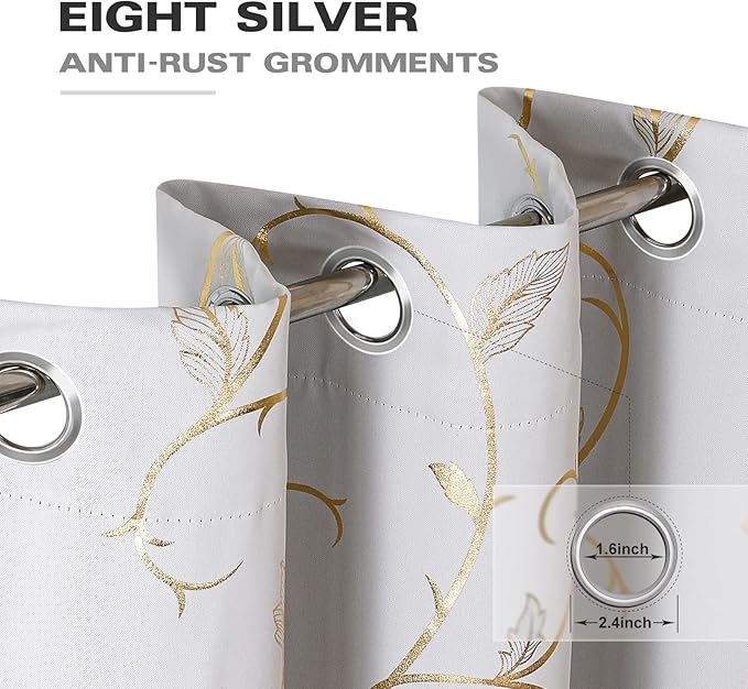 BUHUA Blackout Small Window Curtains - Image 3