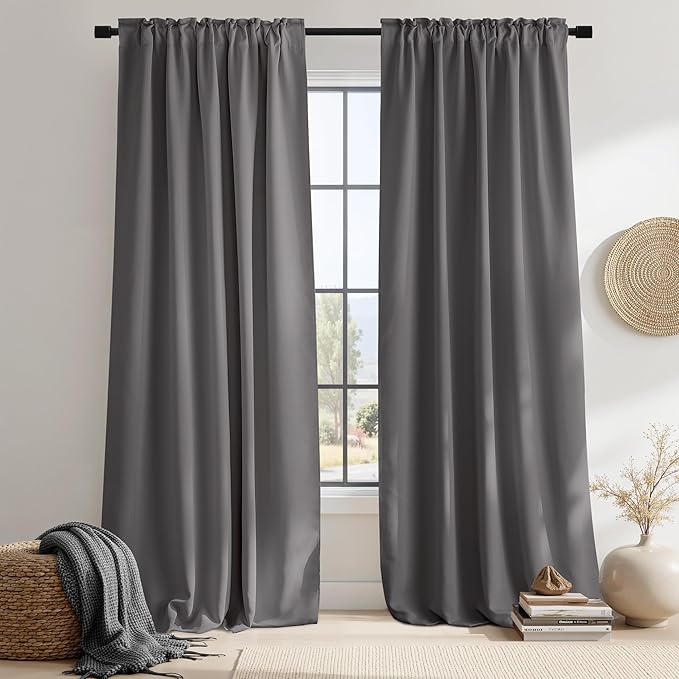 NICETOWN Light Reducing Curtain Panels Window Draperies - Image 2