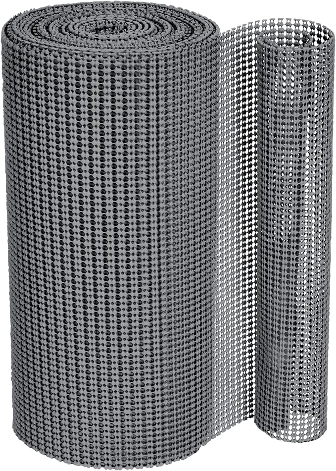 Smart Design Classic Grip Shelf Liner – 12in x 20ft – Non-Adhesive Drawer Liner - Image 2