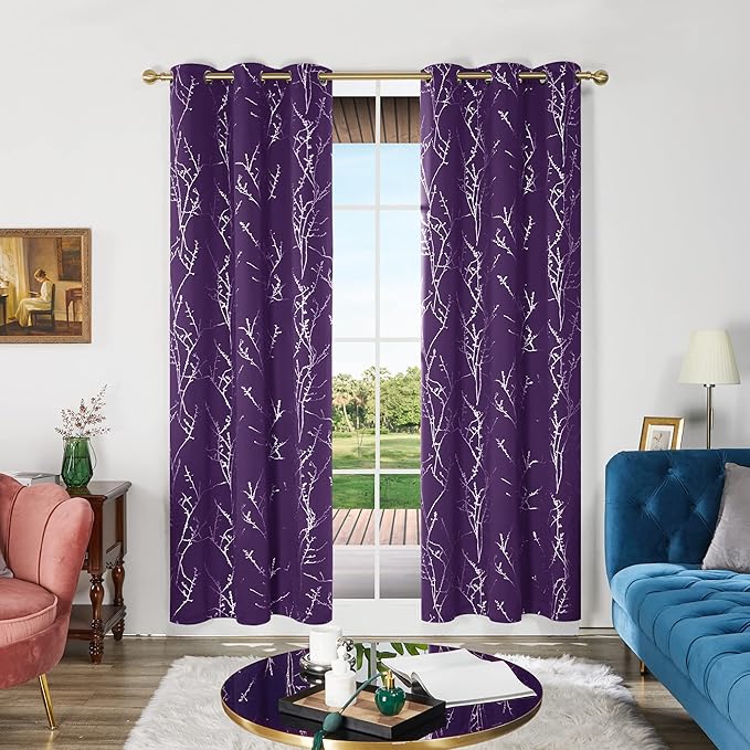 Deconovo Blackout Curtain, Thermal Insulated Soundproof Grommet Drapes by Deconovo