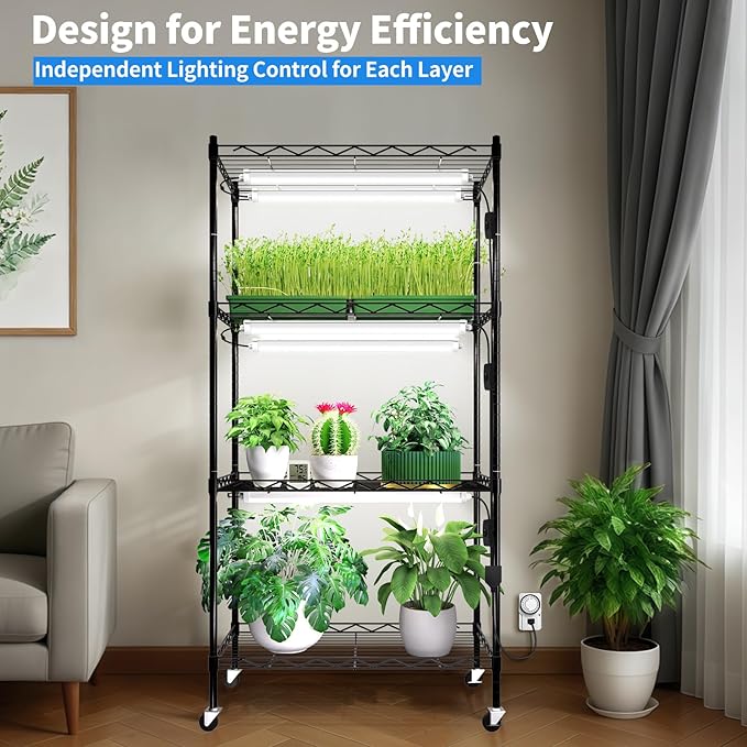 JESLED Indoor Greenhouse with Grow Light - Image 6