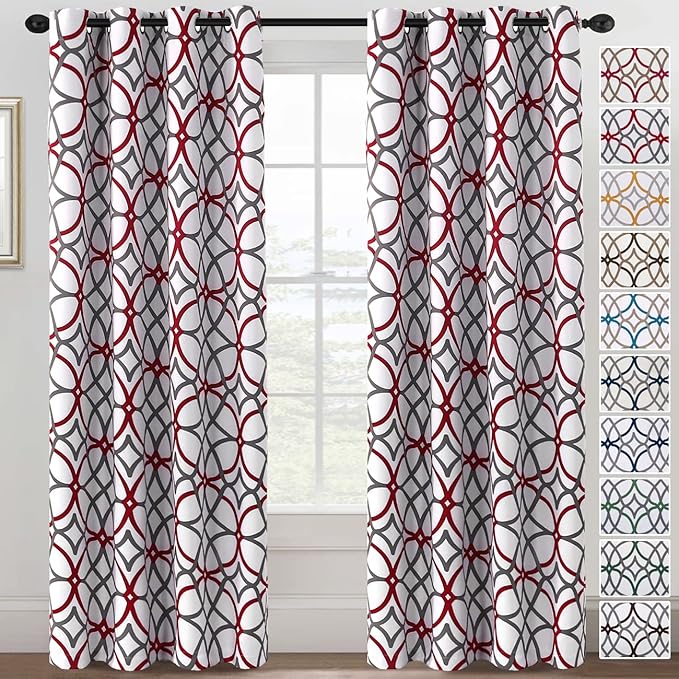 H.VERSAILTEX Blackout Curtains 84 inch Length 2 Panels Set Thermal Curtains & by HVERSAILTEX