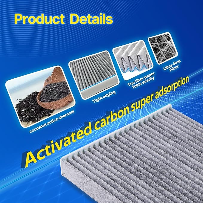 Cabin Air Filter Fits 2022-2024 Grand Cherokee, 2021-2024 Grand Cherokee L - Image 4