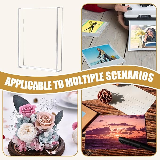 Memory Case - All Clear Acrylic Frame, Lightweight Desktop Organizer | - Image 5
