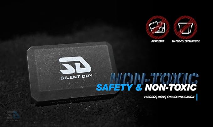 Silent Dry Renewable Small Gun Safe Dehumidifier Block, Rechargeable Portable - Image 8