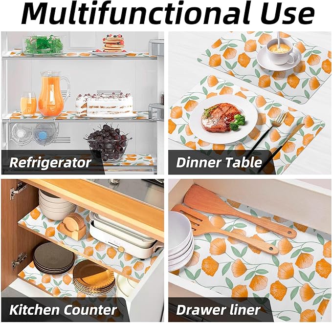 18" W x 96" L Floral Drawer and Shelf Liner - Image 9
